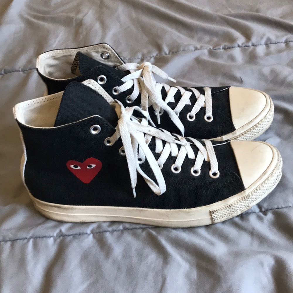 Converse x Comme Des Garçon black high original